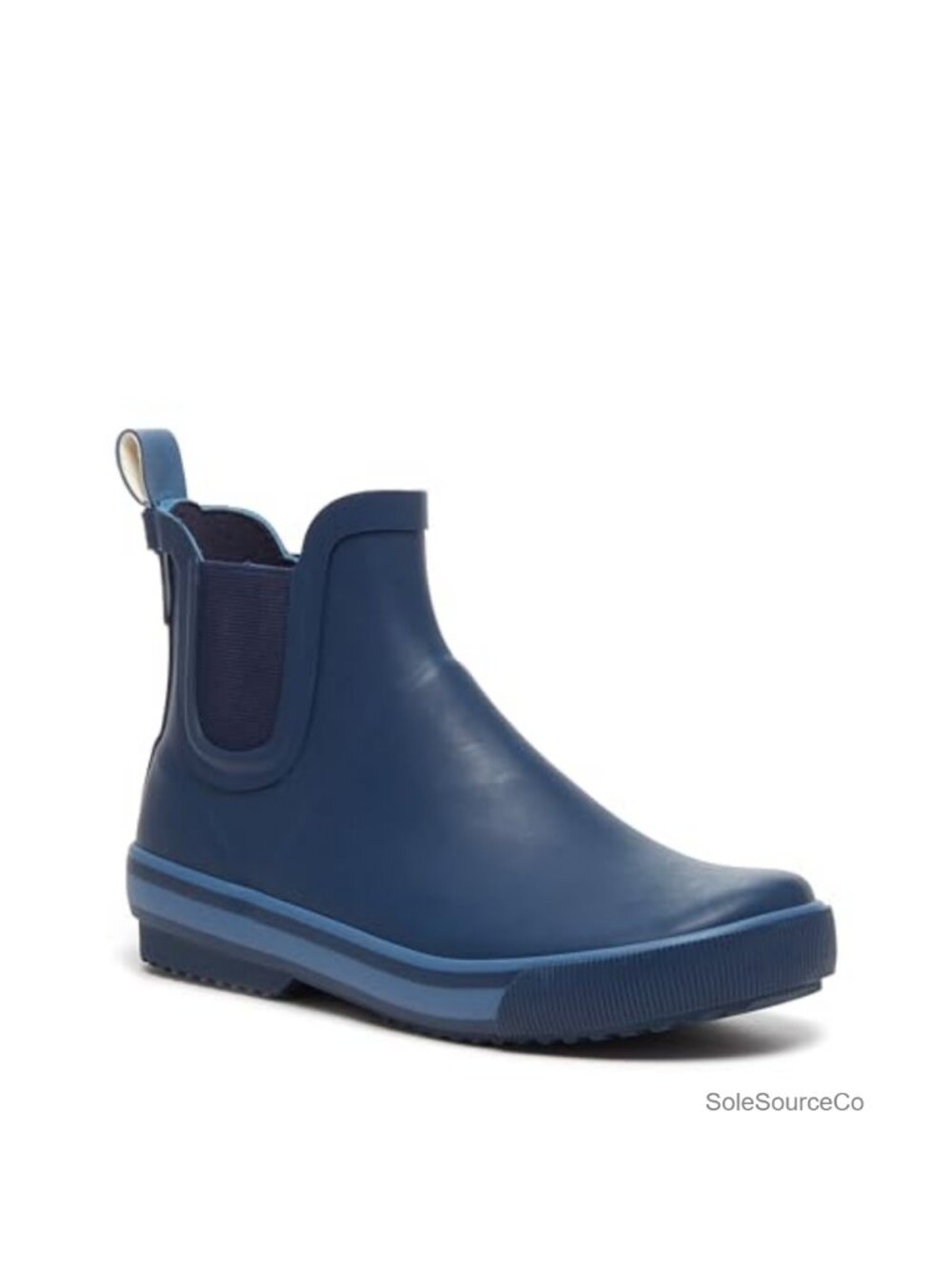 Rocket Dog Rain Boots Waterproof Pull-On Chelsea Ankle Boots Round Toe Rubber
